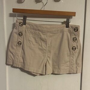 7 For All Mankind Beige Women's Cargo Shorts
